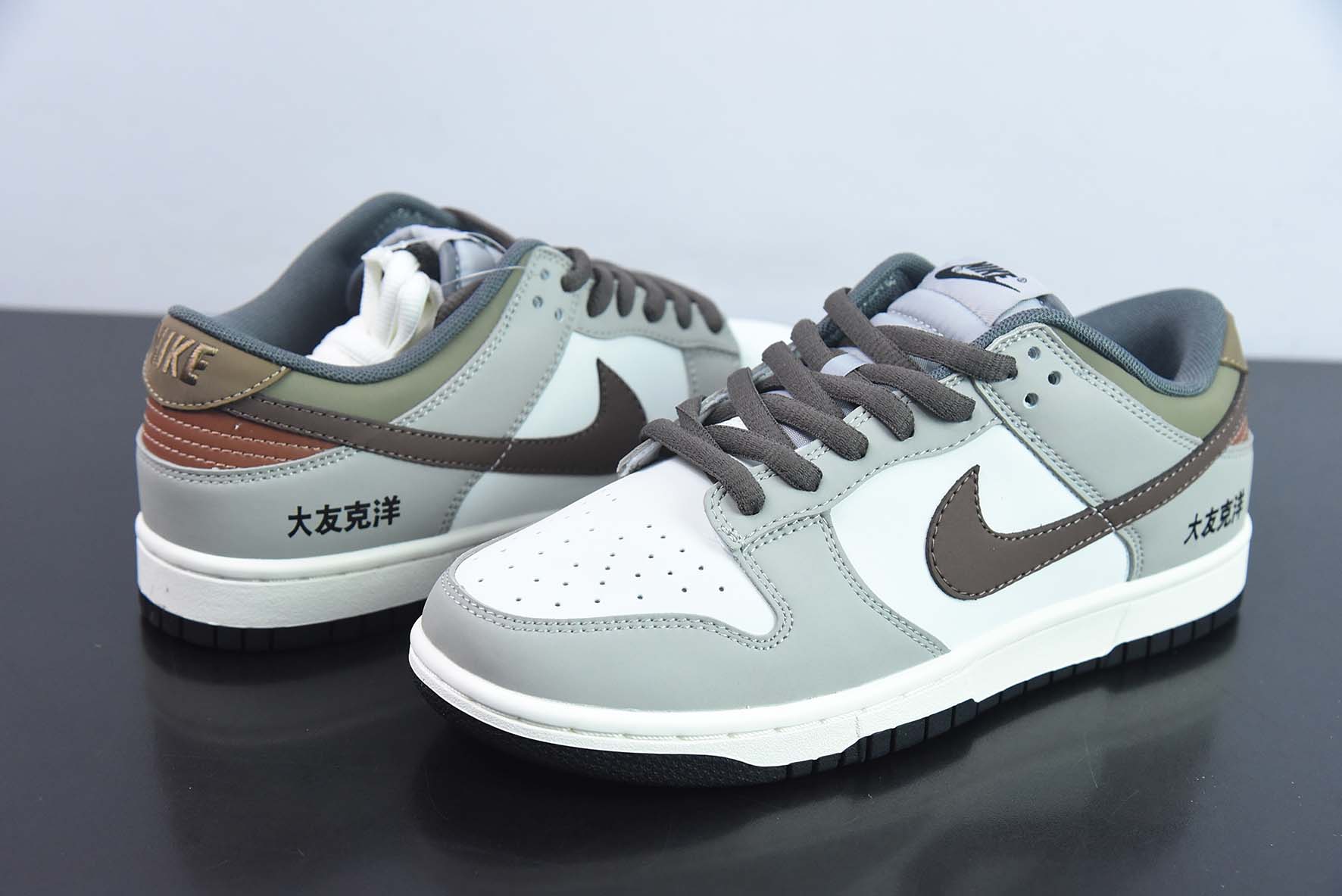 Nike SB Dunk Low 灰棕 低帮休闲运动滑板板鞋 货号:DD0302-657