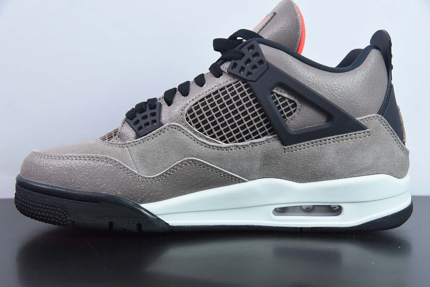 Air Jordan 4 AJ4 摩卡黑棕麂皮小TS篮球鞋 货号:DB0732-200