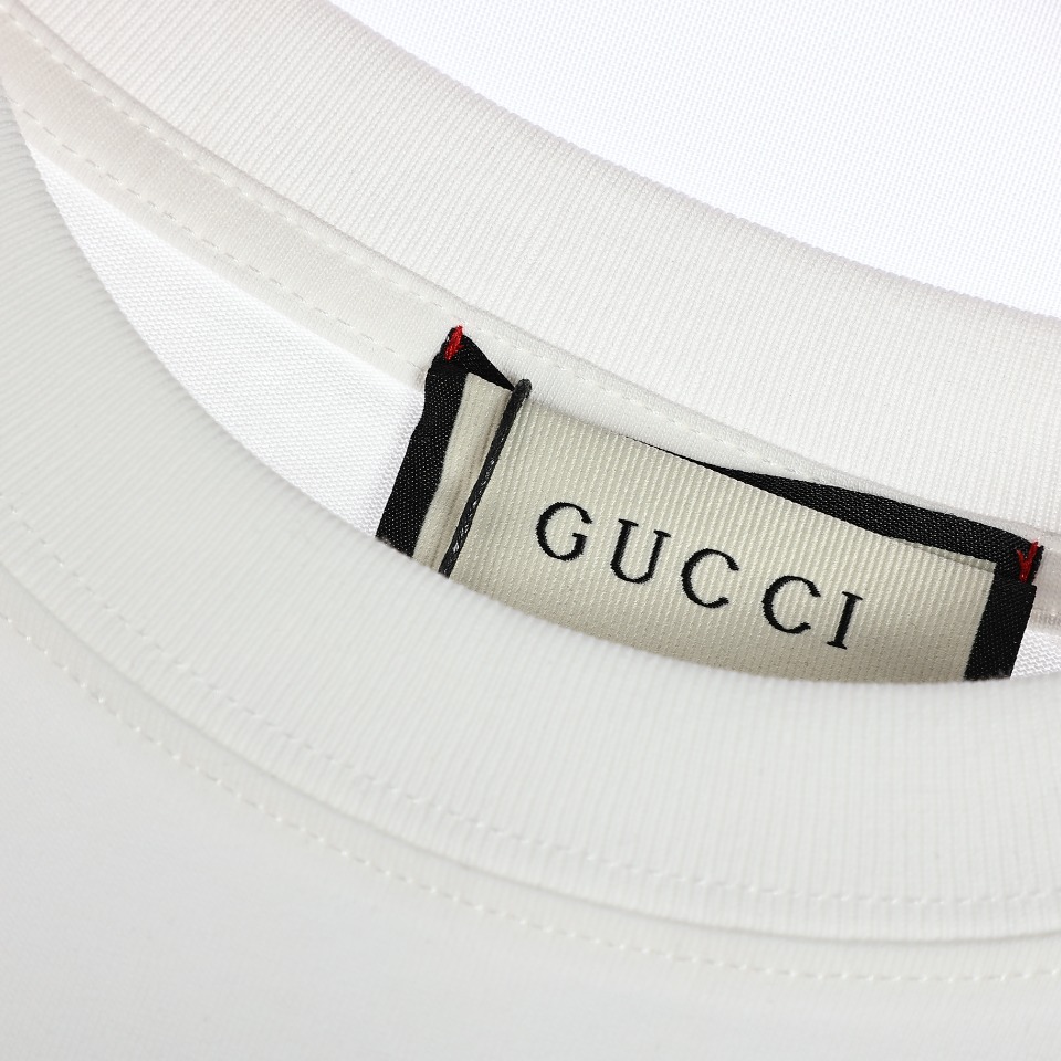 170 GUCCI/古驰23ss渐变logo印花短袖T恤