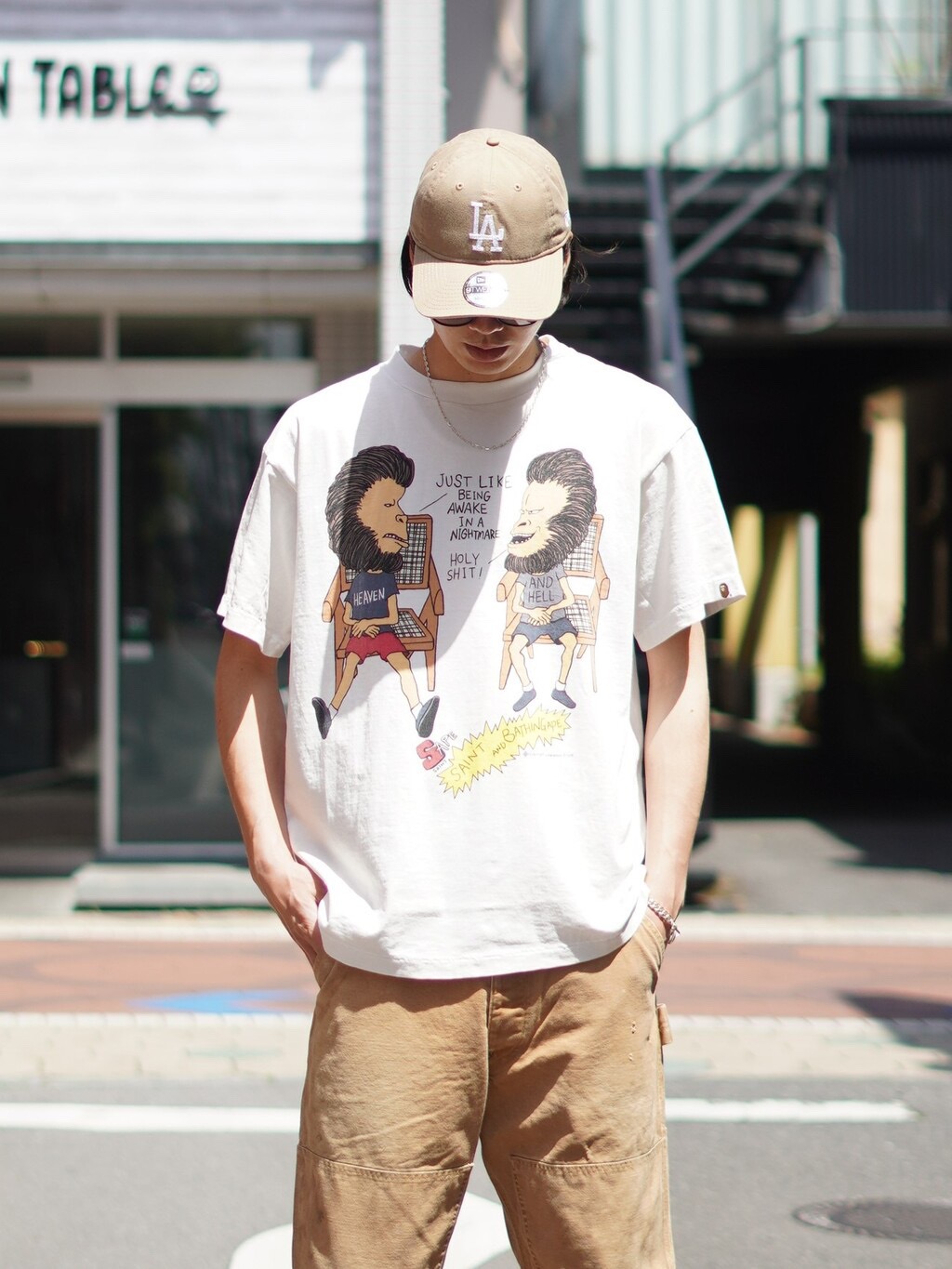 Upper body collection picture Saint Michael x Bape co-branded 23ss double ape p
