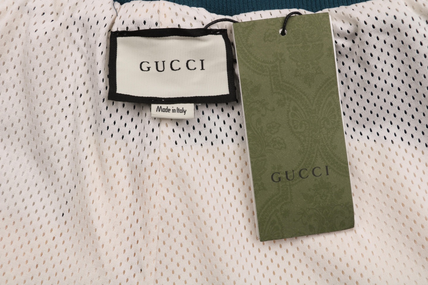 Gucci/古驰 23ss 红字双G拼接短裤