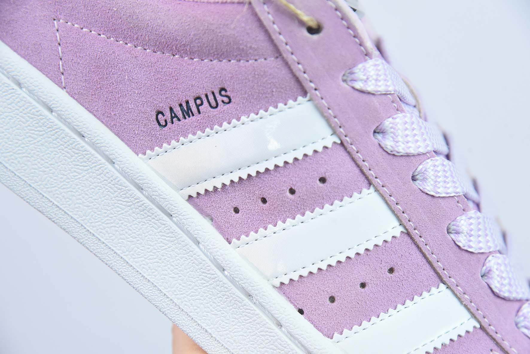 阿迪 AD Campus 00S 三叶草校园休闲板鞋 QC标 经典白搭情侣板鞋 货号:HP6395