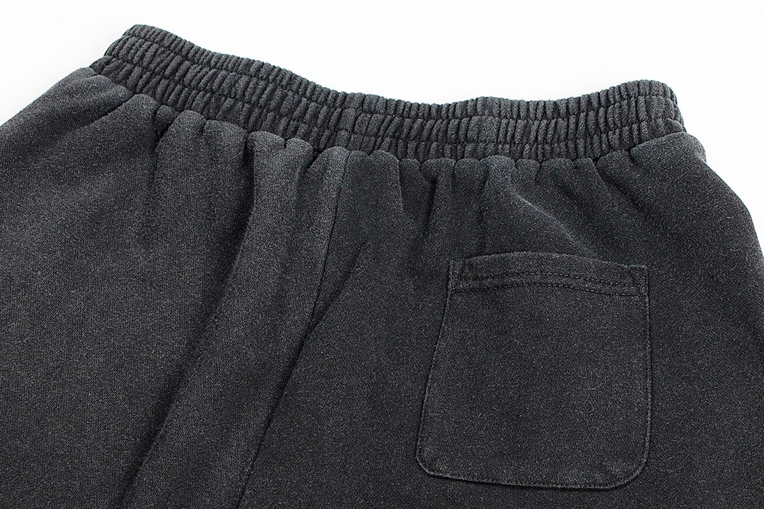 高版本BALENCIGA巴黎世家水洗做旧刺绣小标短裤