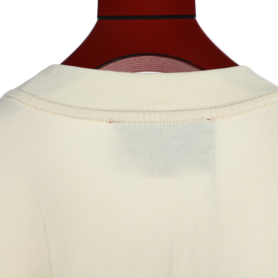 Gucci/古驰限定款1921系列双G手绘涂鸦短袖T恤