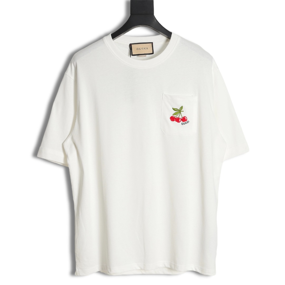 Gucci Odzież T-Shirt Unisex Bawełna Kolekcja wiosenno-letnia Fashion Krótki rękaw