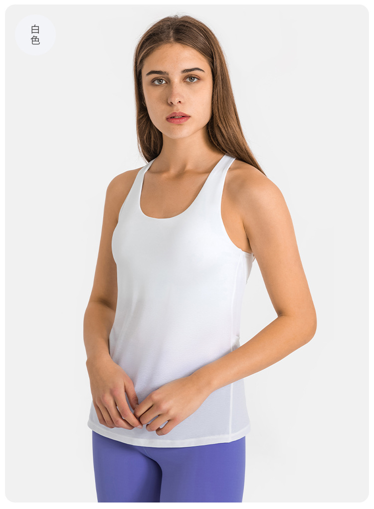 Lululemon tank yoga light yellow