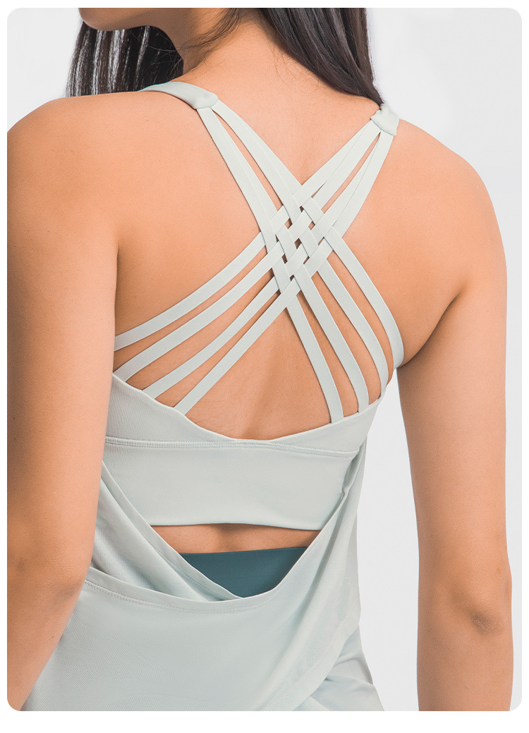 Lululemon tank yoga light yellow