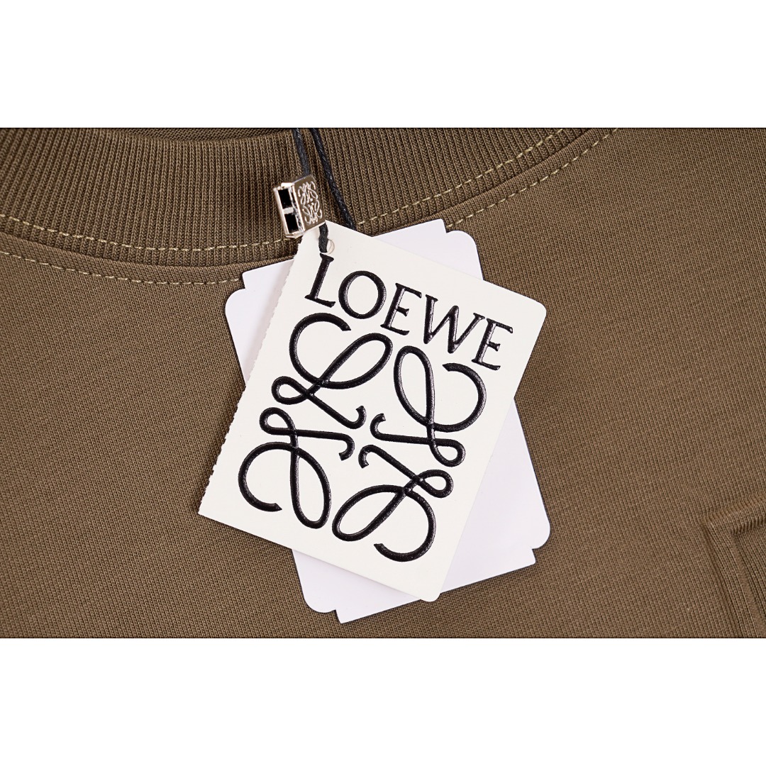 Loewe/罗意威 23ss 凹凸压花logo短袖 D-56056056014