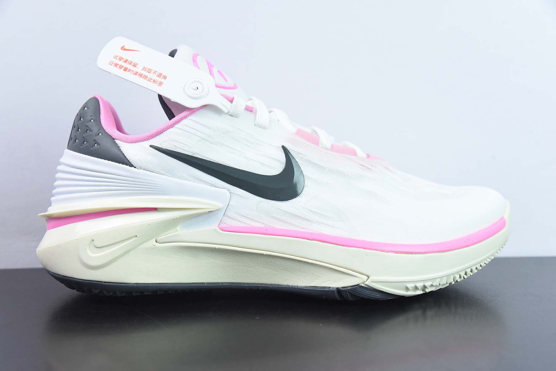 Air Zoom G.T.Cut 2 EP 耐克GT2.0实战系列篮球鞋 白黑粉 货号：FD9905-101