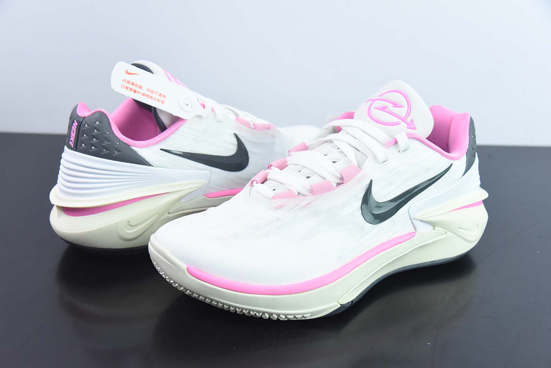 Air Zoom G.T.Cut 2 EP 耐克GT2.0实战系列篮球鞋 白黑粉 货号：FD9905-101