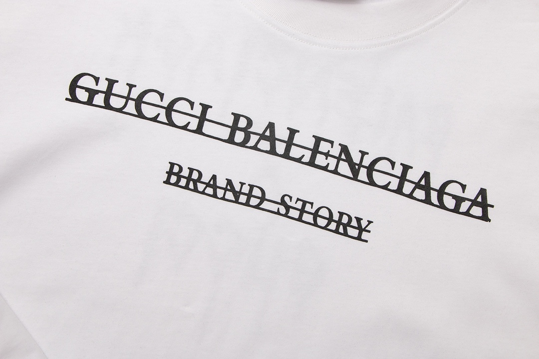 高版本Balenciaga巴黎世家/Gucci古驰联名款限定T恤