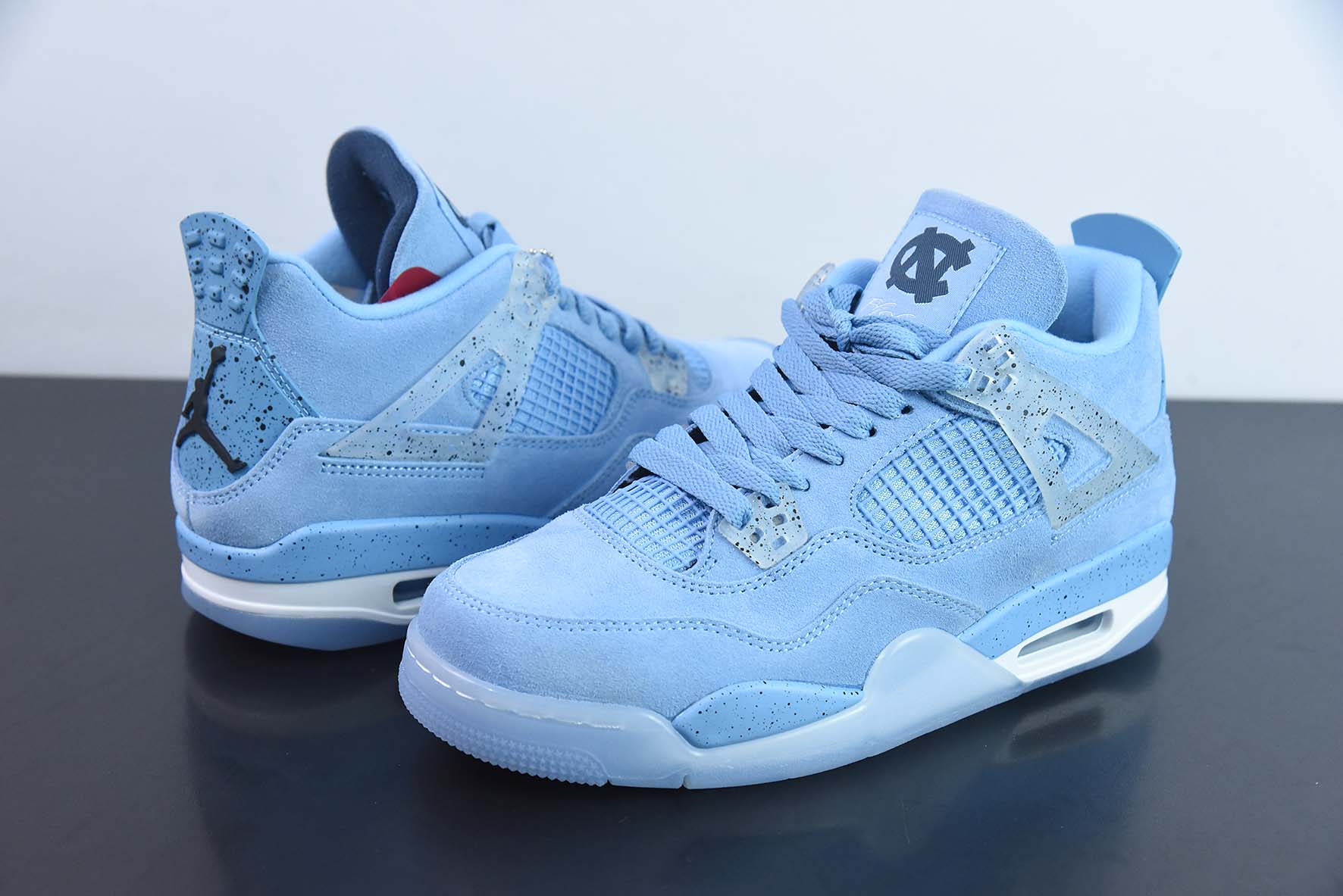 Air Jordan 4 AJ4 联名UNC大学蓝运动鞋 货号:AJ4-HO12MNJDLS247