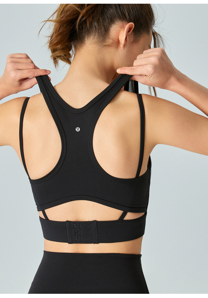 Lululemon sports bra training black yoga