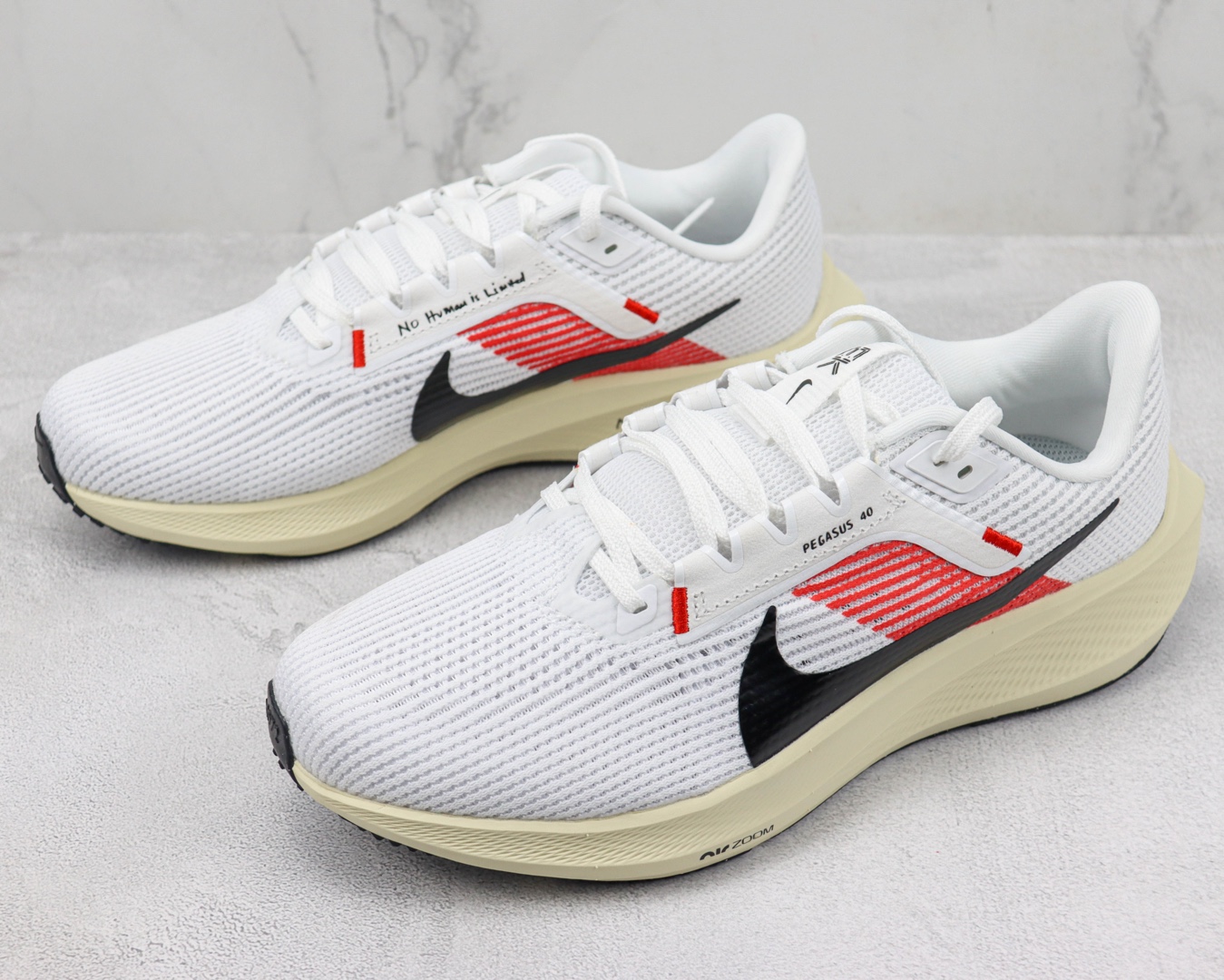 Nike Air Zoom Pegasus 40 White Running Shoes with Flywire Technology 7 o 1h32kr4ug180sfmm1rfd125s6ue30