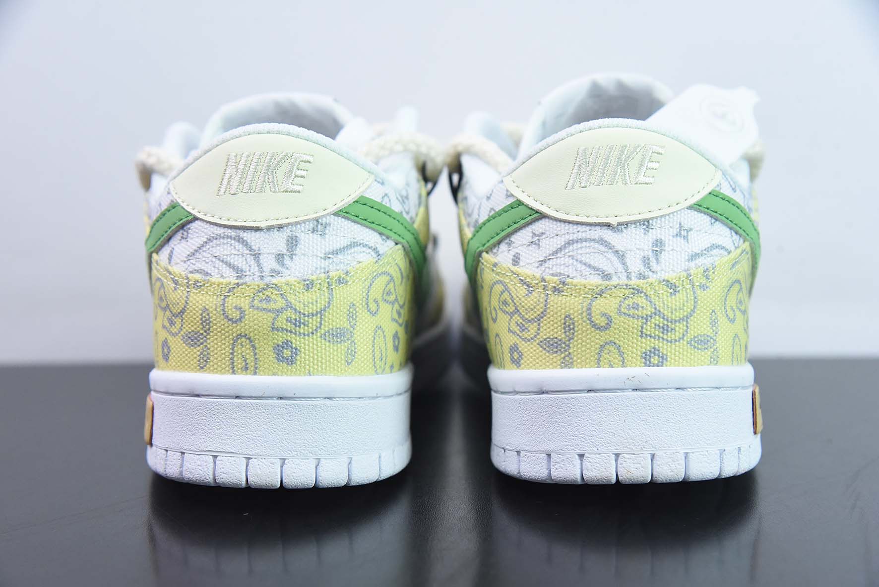 Nike SB Dunk Low  定制绑带 扣篮系列复古低帮休闲运动滑板板鞋