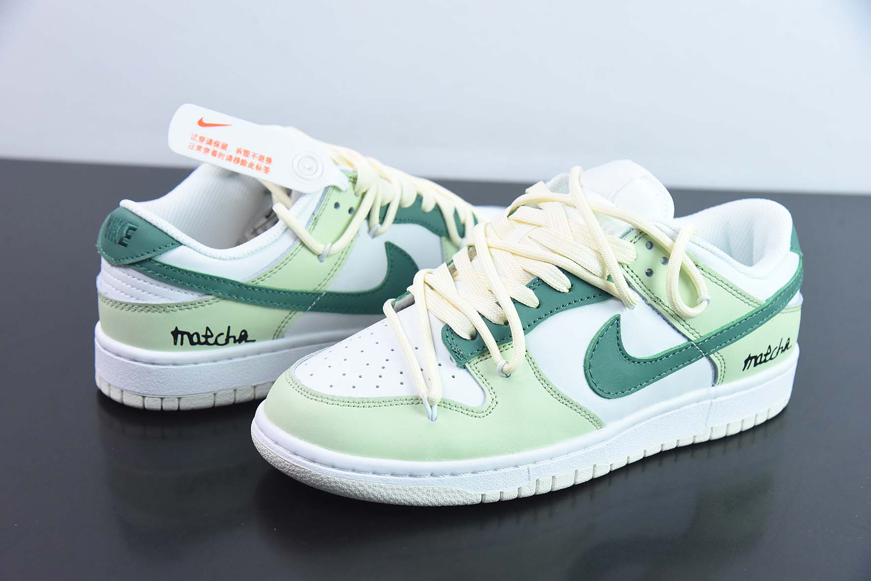 Nike SB Dunk Low  定制绑带 扣篮系列复古低帮休闲运动滑板板鞋货号：DD1503-121