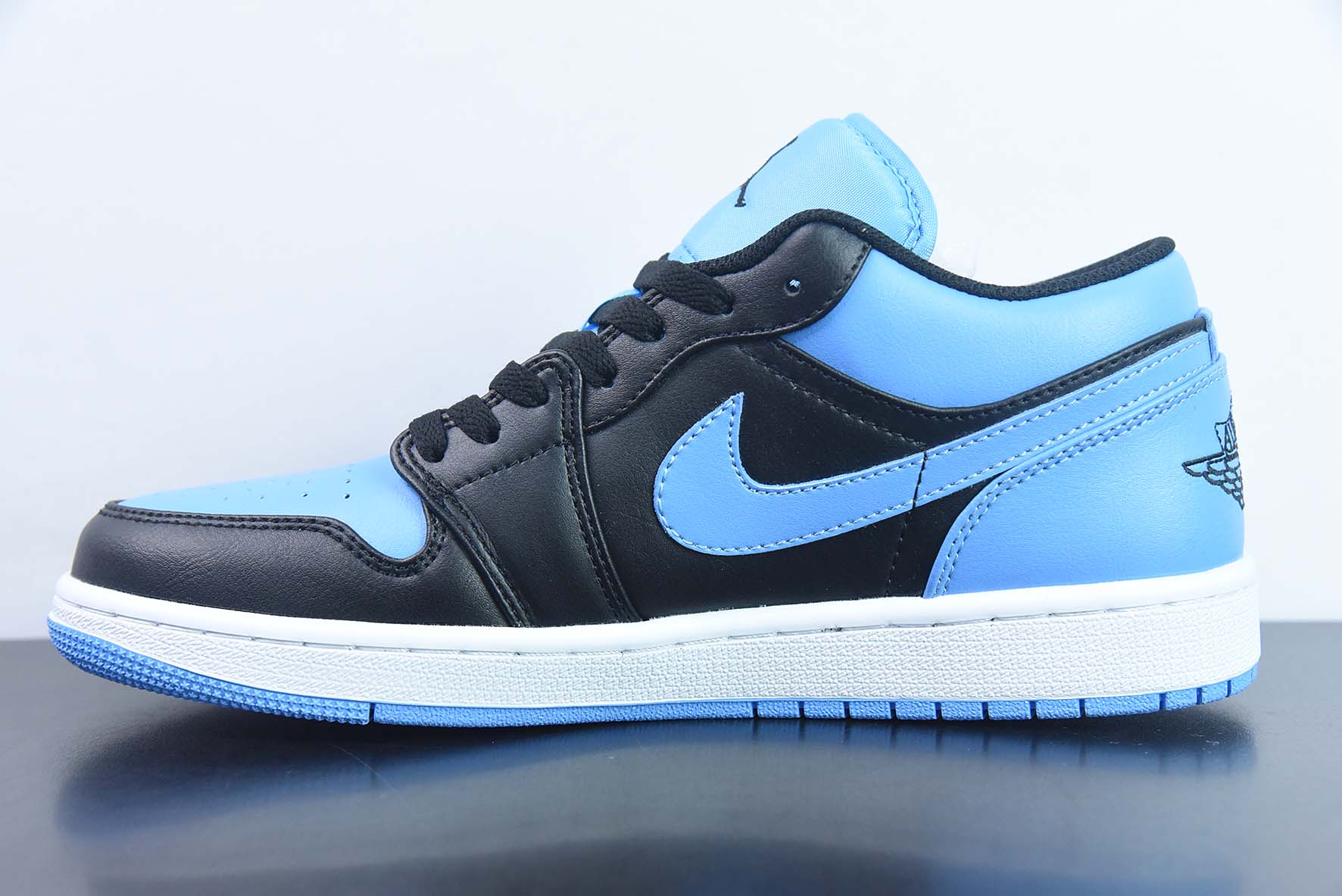 Air Jordan 1 Low 黑篮脚趾 AJ1乔1低帮休闲板鞋 货号:553558 041