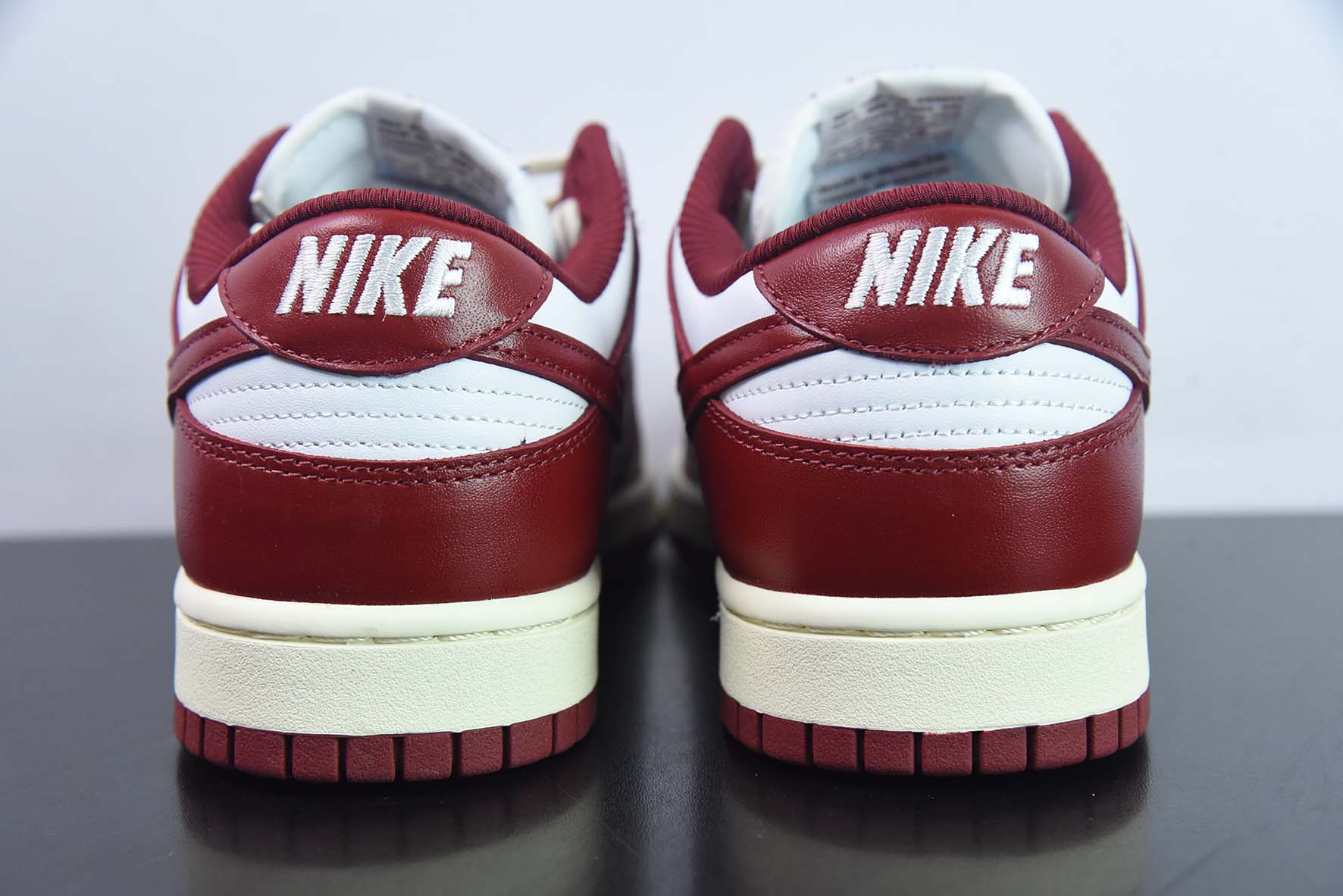 Nike Dunk Low 红白色 酒红低帮PRM 复古休闲运动板鞋货号:FJ4555-100