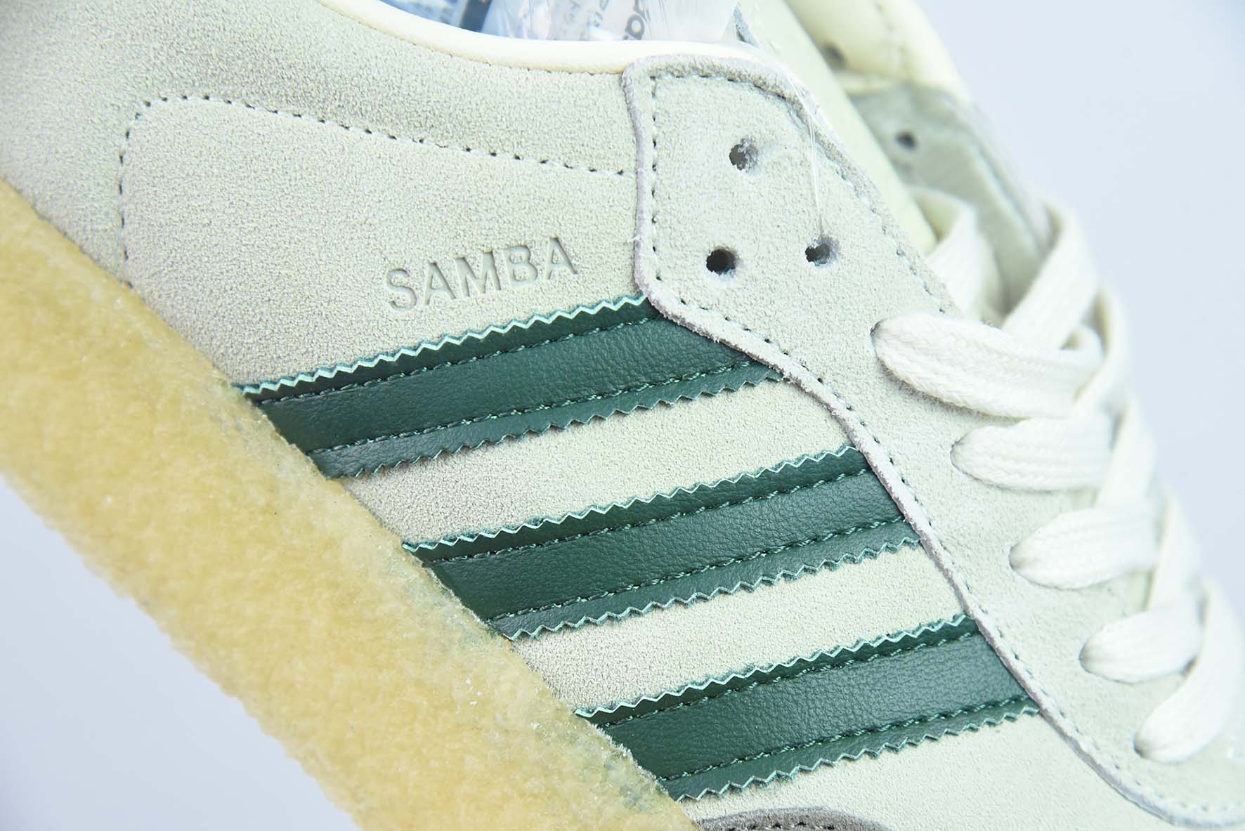 阿迪KITH x Clarks x Adidas Originals 8th Street Samba板鞋 桑巴 KITH 三方联名款 货号:ID7297