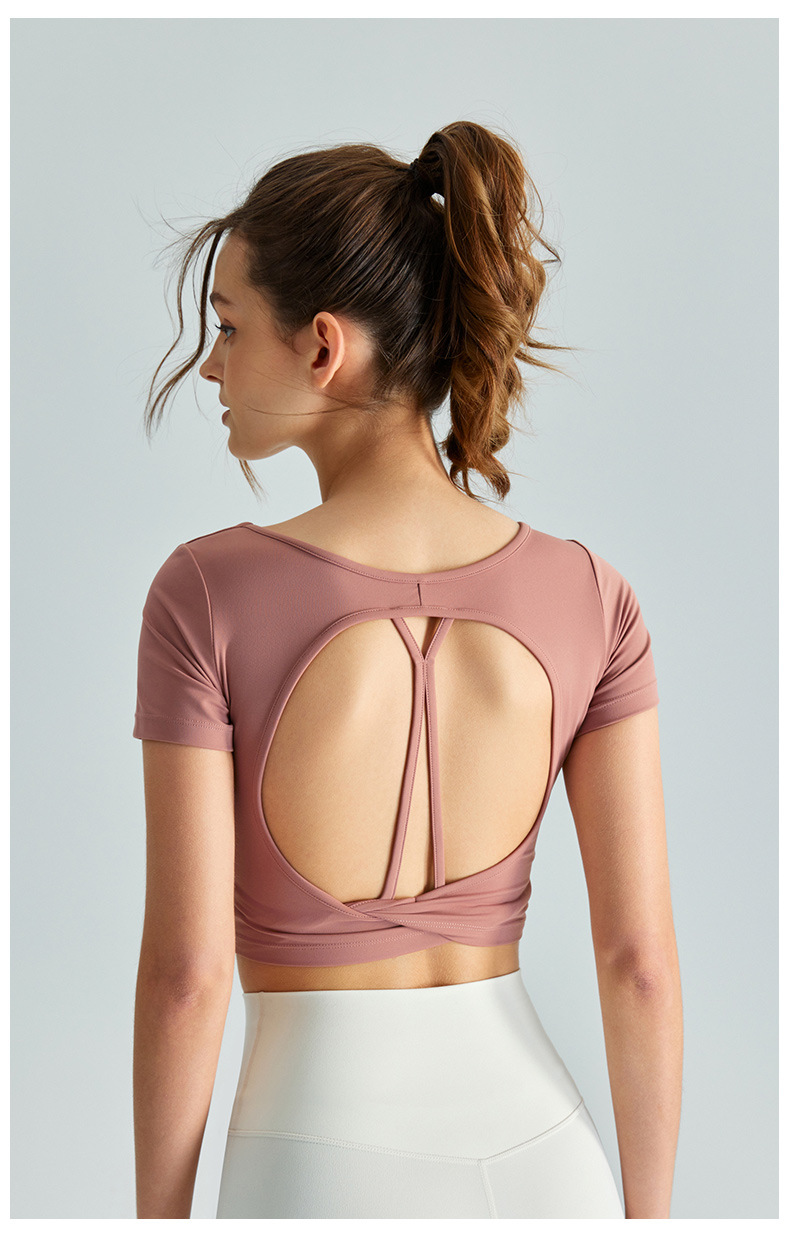 Lululemon t-shirt studio dusty pink yoga