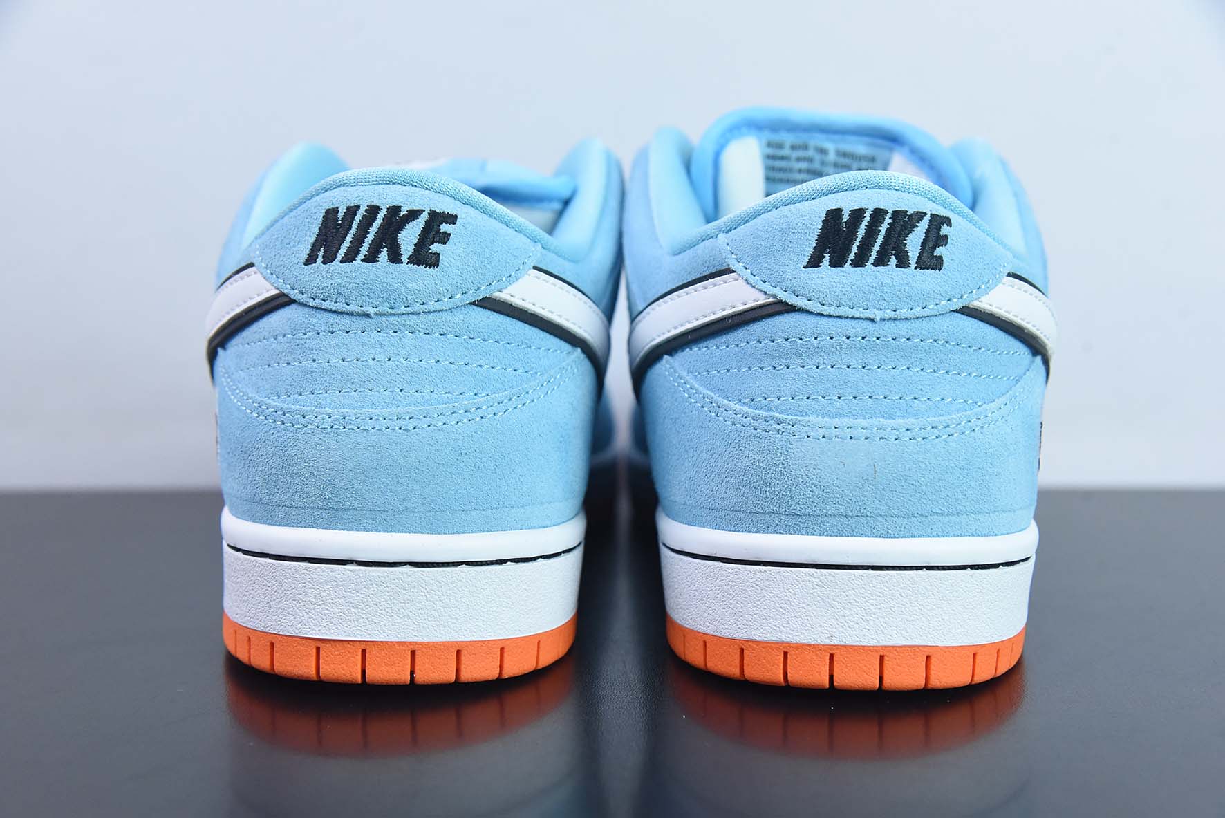 Nike SB Dunk Low Pro"Club 58 Gulf"扣篮系列低帮休闲运动滑板板鞋“麂皮浅海蓝白58”货号:BQ6817-401