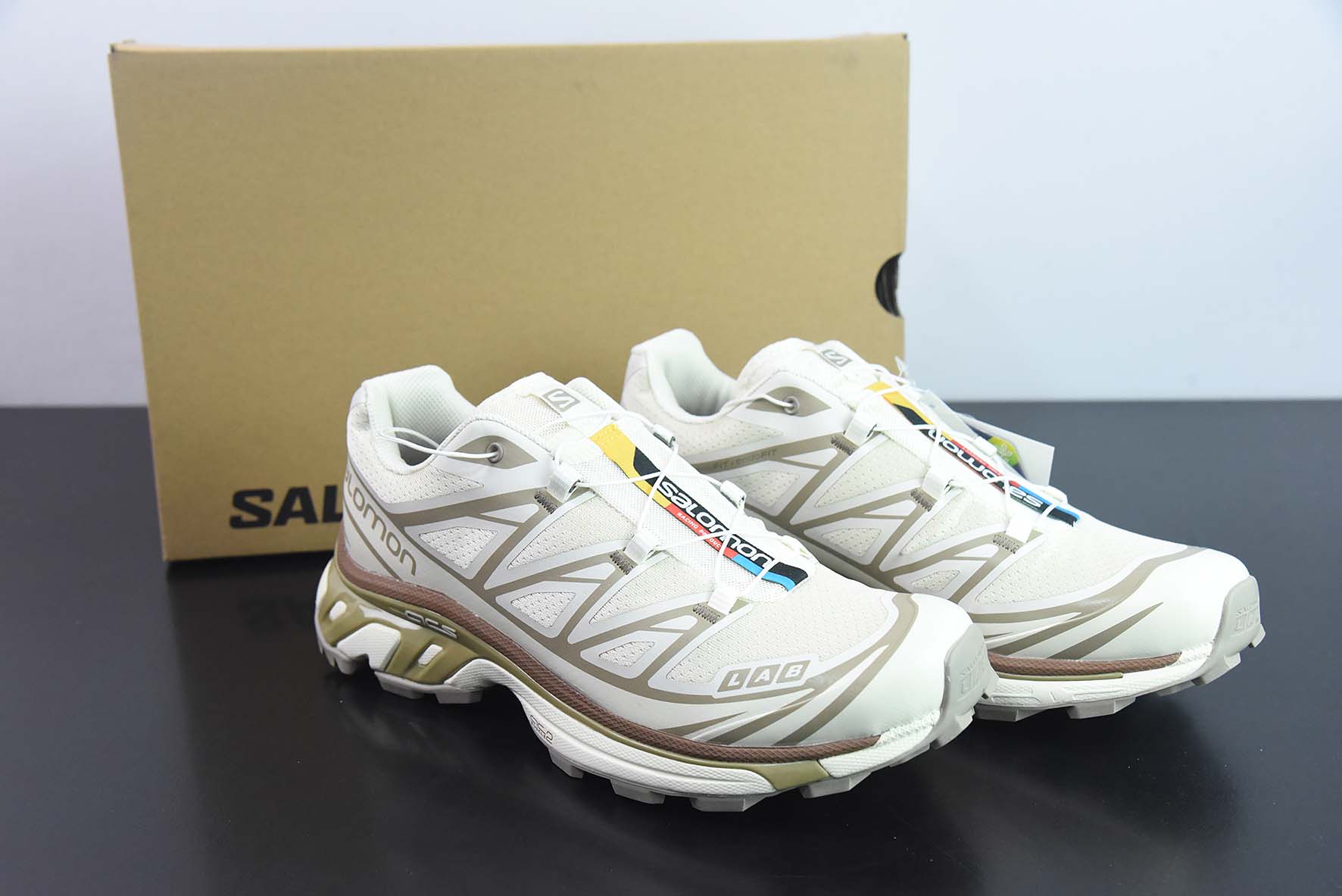 Salomon 萨洛蒙 XT-6 迷雾蓝 复古机能潮流休闲登山运动鞋 417510