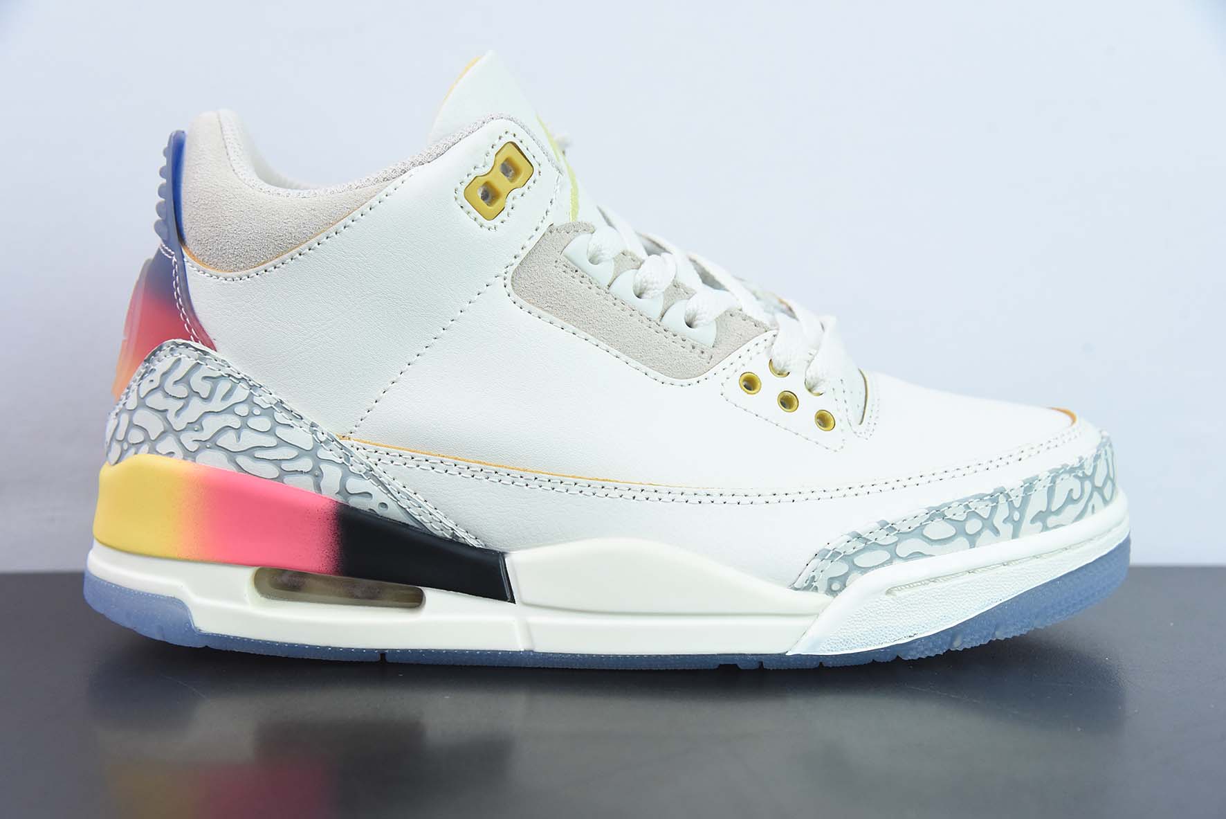 ZNX11584847 Air Jordan 3 Retro Low AJ3 rainbow style number: FN0344-901 sizes: 36-47