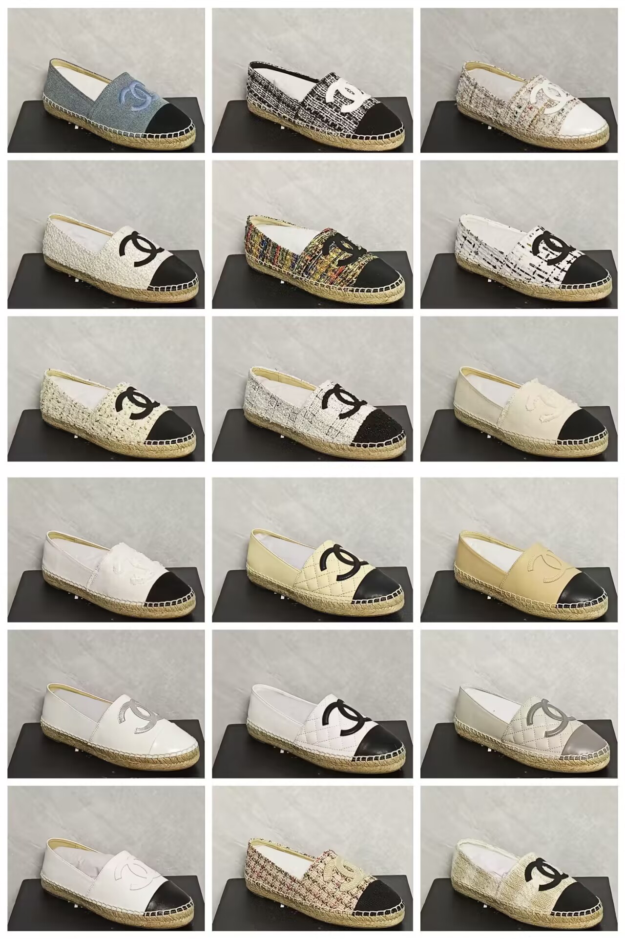 Imagen de la colección de zapatos de pescador Chanel Xiaoxiang.