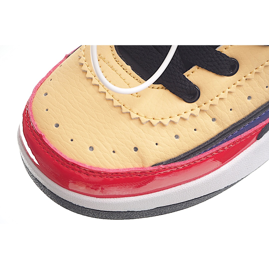 图片[7]-AJ 2代中帮系带复古童鞋 你的孩子会摇滚经典的吧! AJ2 于1986 年首次亮相，是其著名前身的酷炫弟弟一-标志性AJ1的更时尚、更简约的版本。鞋面采用舒适材质，提升上脚体验。鞋身延续了经典款式设计，并加强了鞋面的包裹和支撑性能。鞋底精心打造的防滑底纹，抓地稳固。 尺码：24-37.5-选品中心