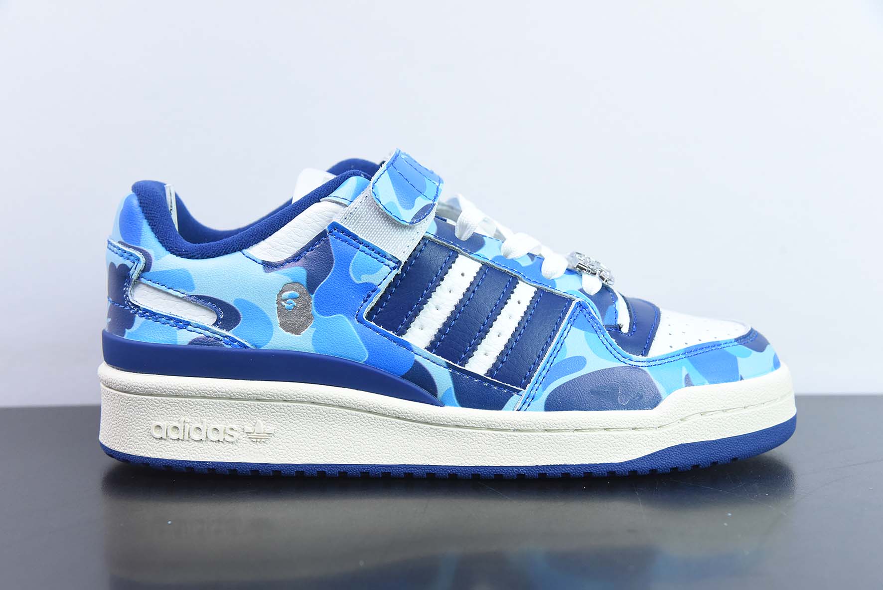 Bape x AD Forum 84 Low OG 低帮百搭潮流休闲运动板鞋 货号：ID4772