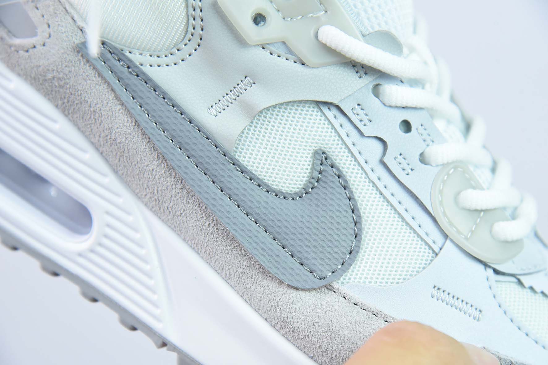 NK Air Max 90 Futura 解构版低帮复古百搭气垫休闲运动慢跑鞋 货号:DM9922-103