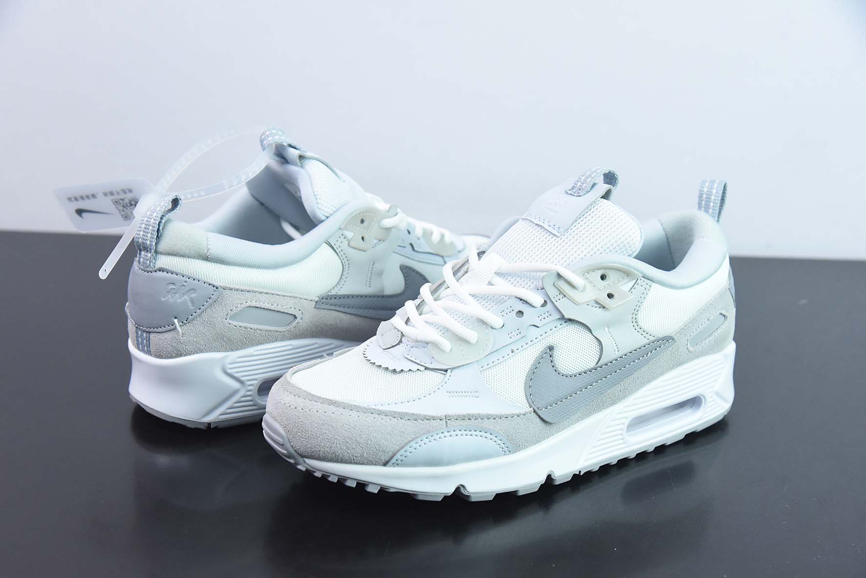 NK Air Max 90 Futura 解构版低帮复古百搭气垫休闲运动慢跑鞋 货号:DM9922-103