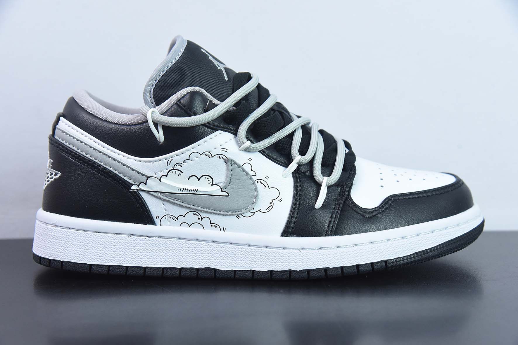 Air Jordan 1 Low 乔1绑带低帮运动板鞋 货号:553560-040