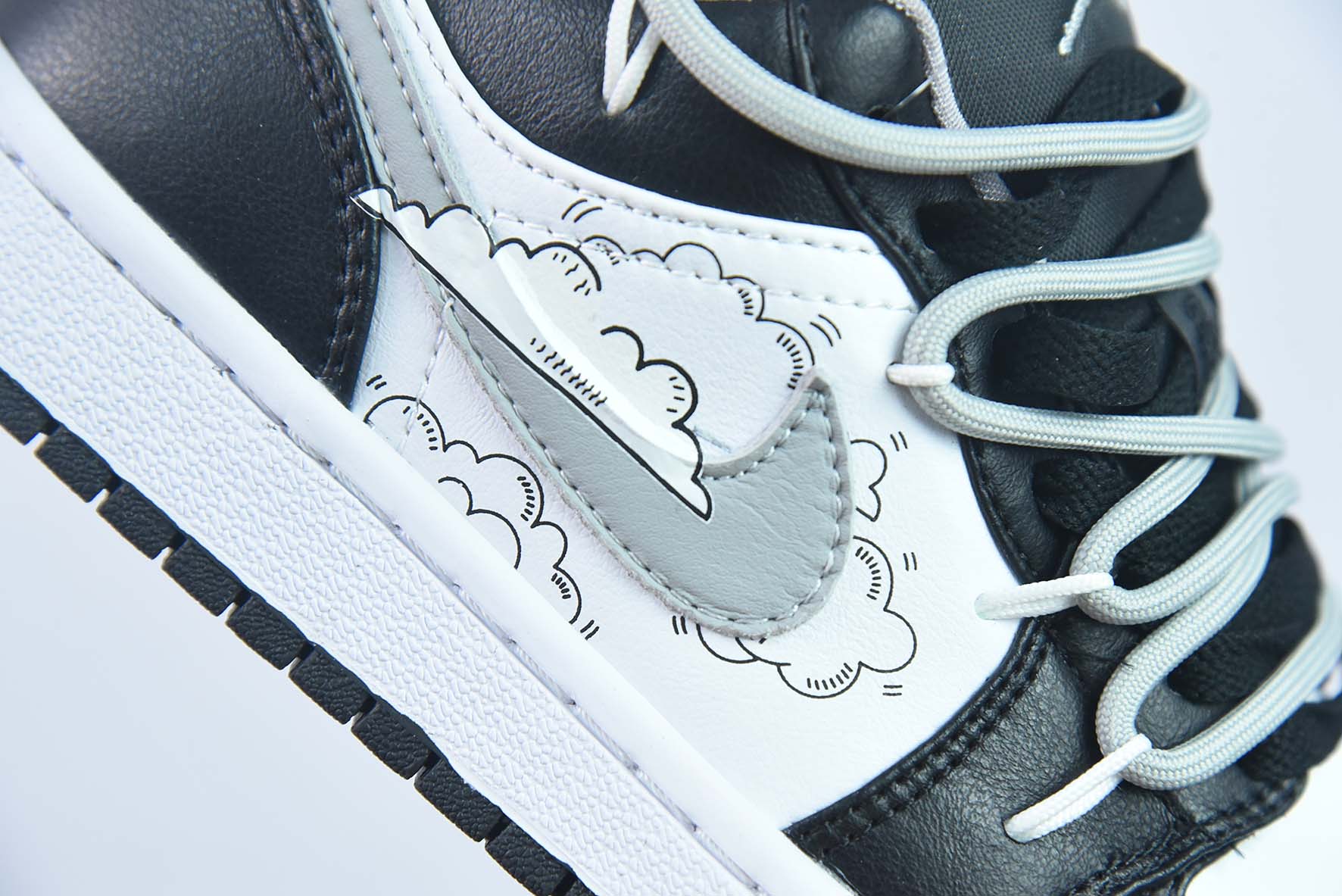 Air Jordan 1 Low 乔1绑带低帮运动板鞋 货号:553560-040