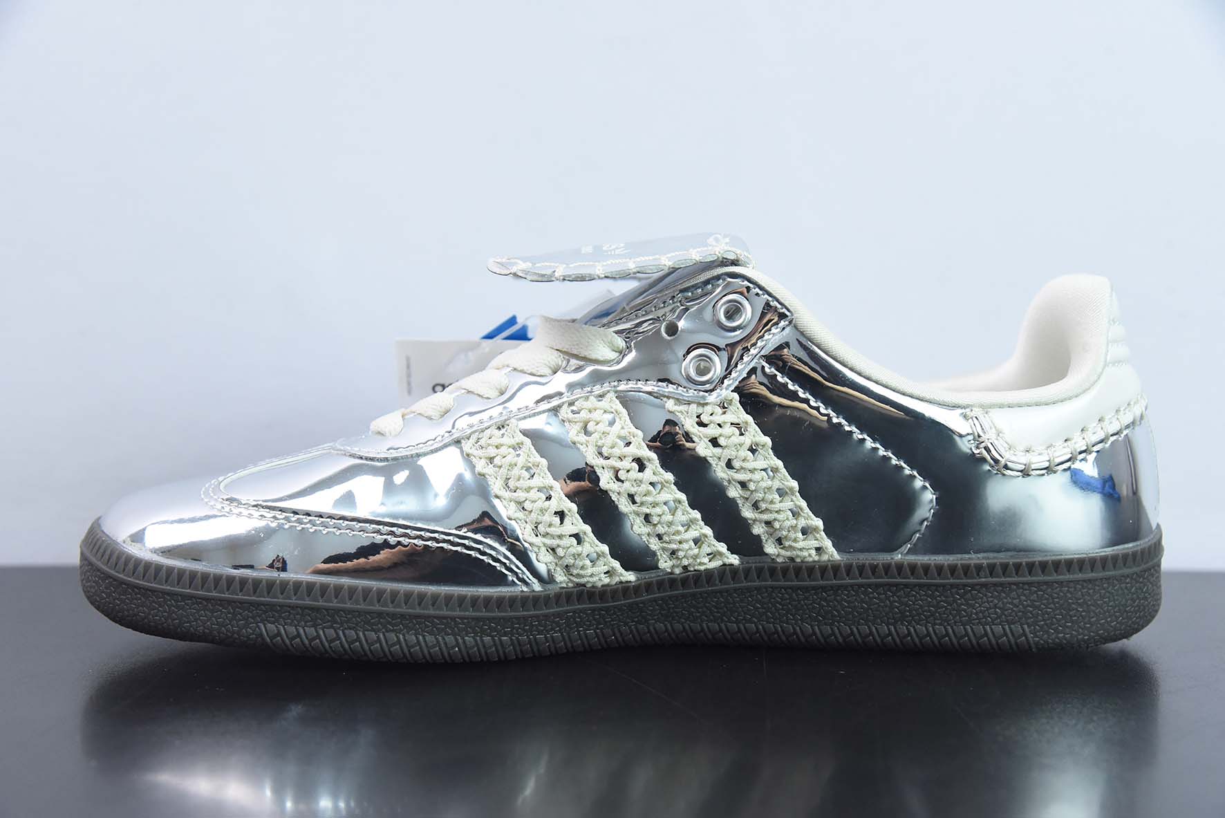 AD Originals Samba Classic"Silver Metallic"桑巴低帮运动鞋 货号: IG8181