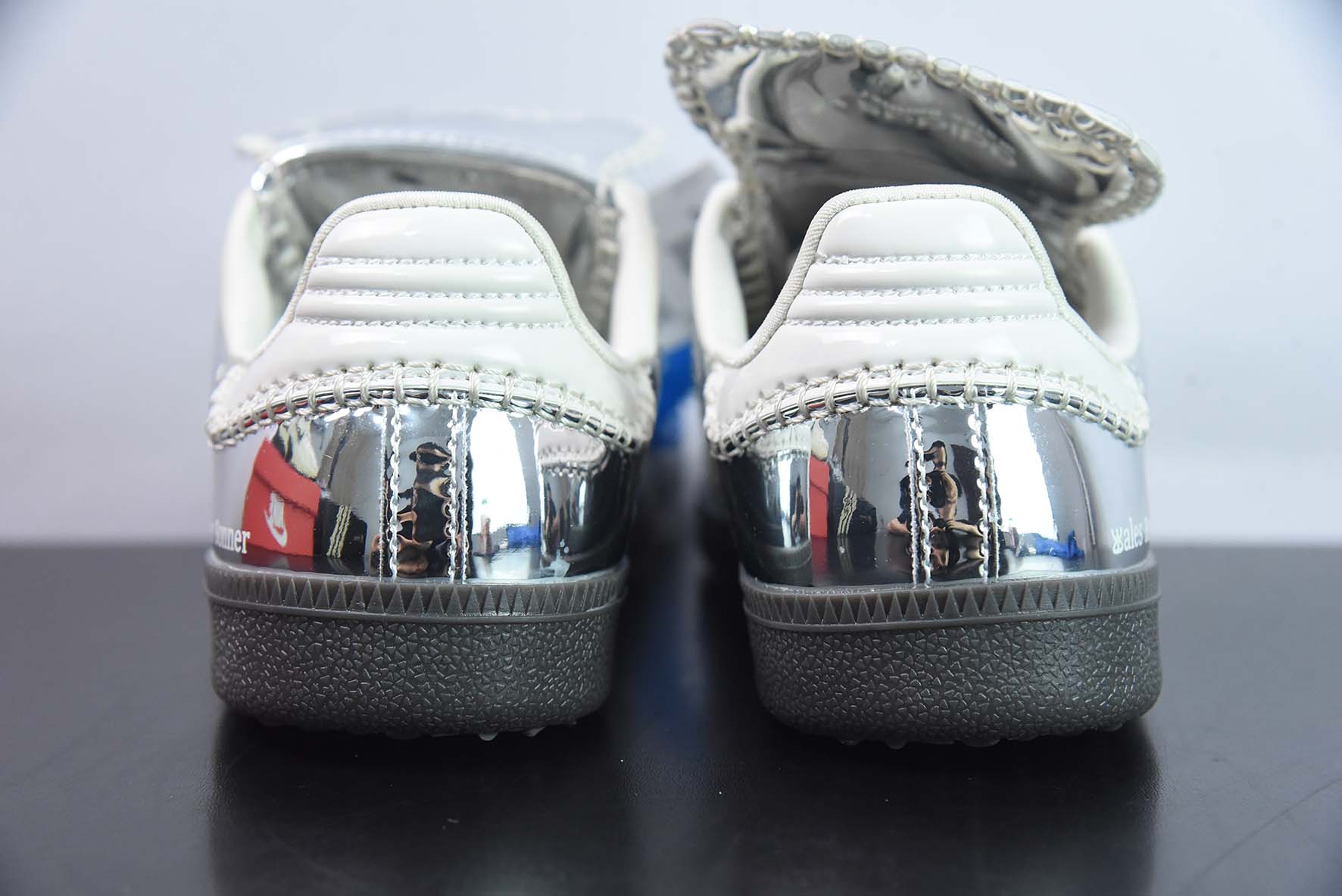 AD Originals Samba Classic"Silver Metallic"桑巴低帮运动鞋 货号: IG8181