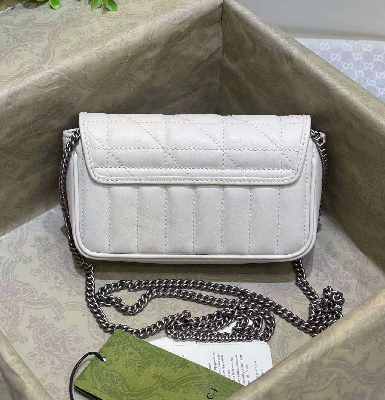 古驰 Gucci 高定典藏经典高奢皮具手袋托特包斜挎包女包 #67EDE796 2