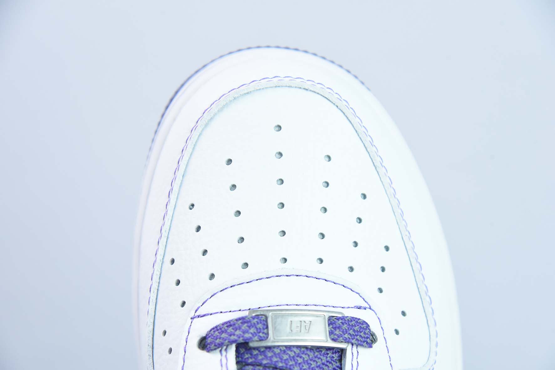 Nike Air Force 1’07 Low"White/Purple Reflectiv"空军一号“皮革白葡萄紫3M天使反光”货号:MM3603-025
