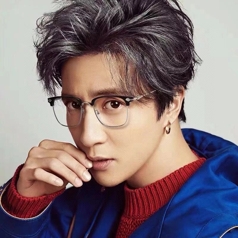 Chrome Hearts克罗心CH 十字架花卉半框眉毛太阳眼镜 上身参考