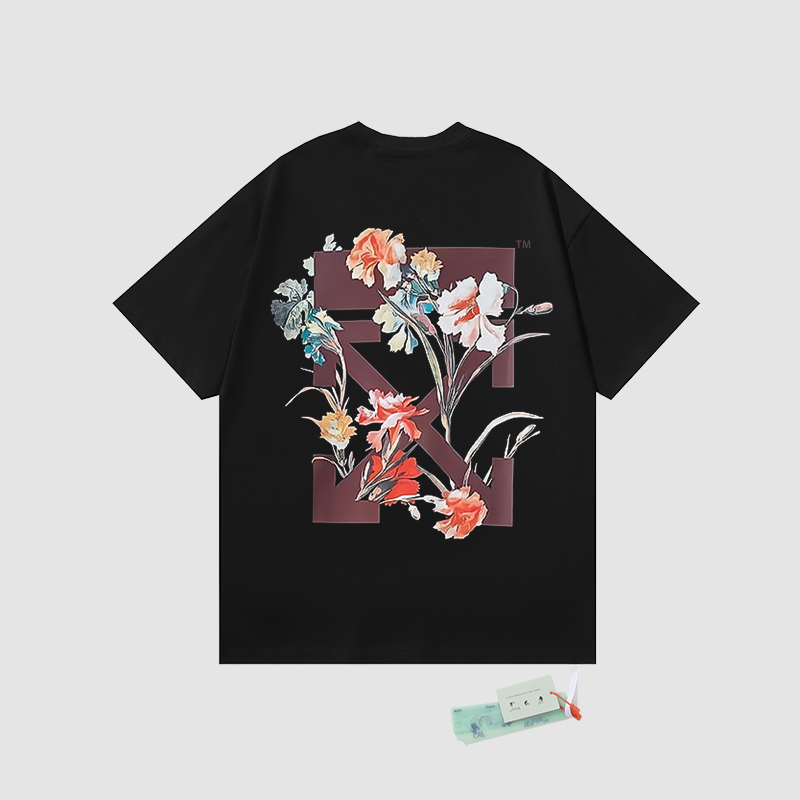 170 高版本OFF-WHITE 22SS经典花卉箭头短袖