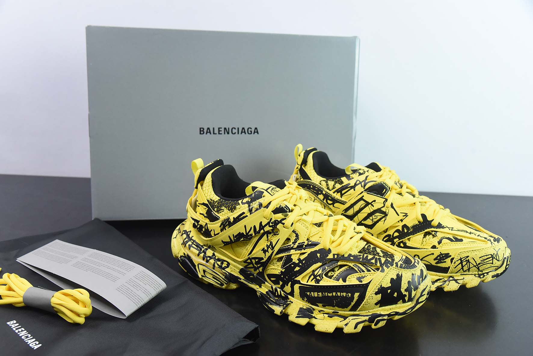 BALENCIAGA Track Mule Clear Sole Sneakers 3.0 纯原版本运动鞋