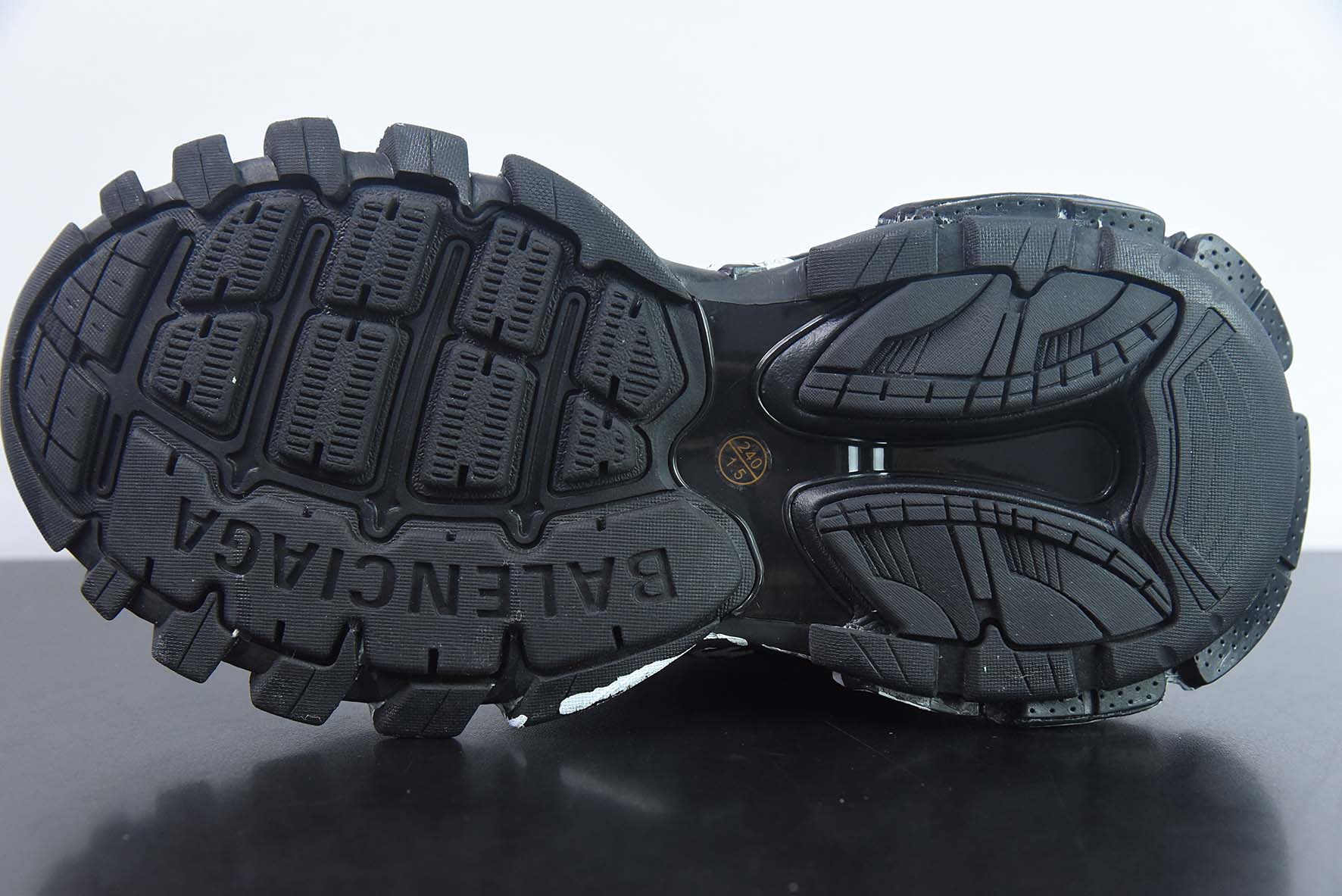 BALENCIAGA Track Mule Clear Sole Sneakers 3.0 纯原版本 无灯 涂鸦黑白运动鞋