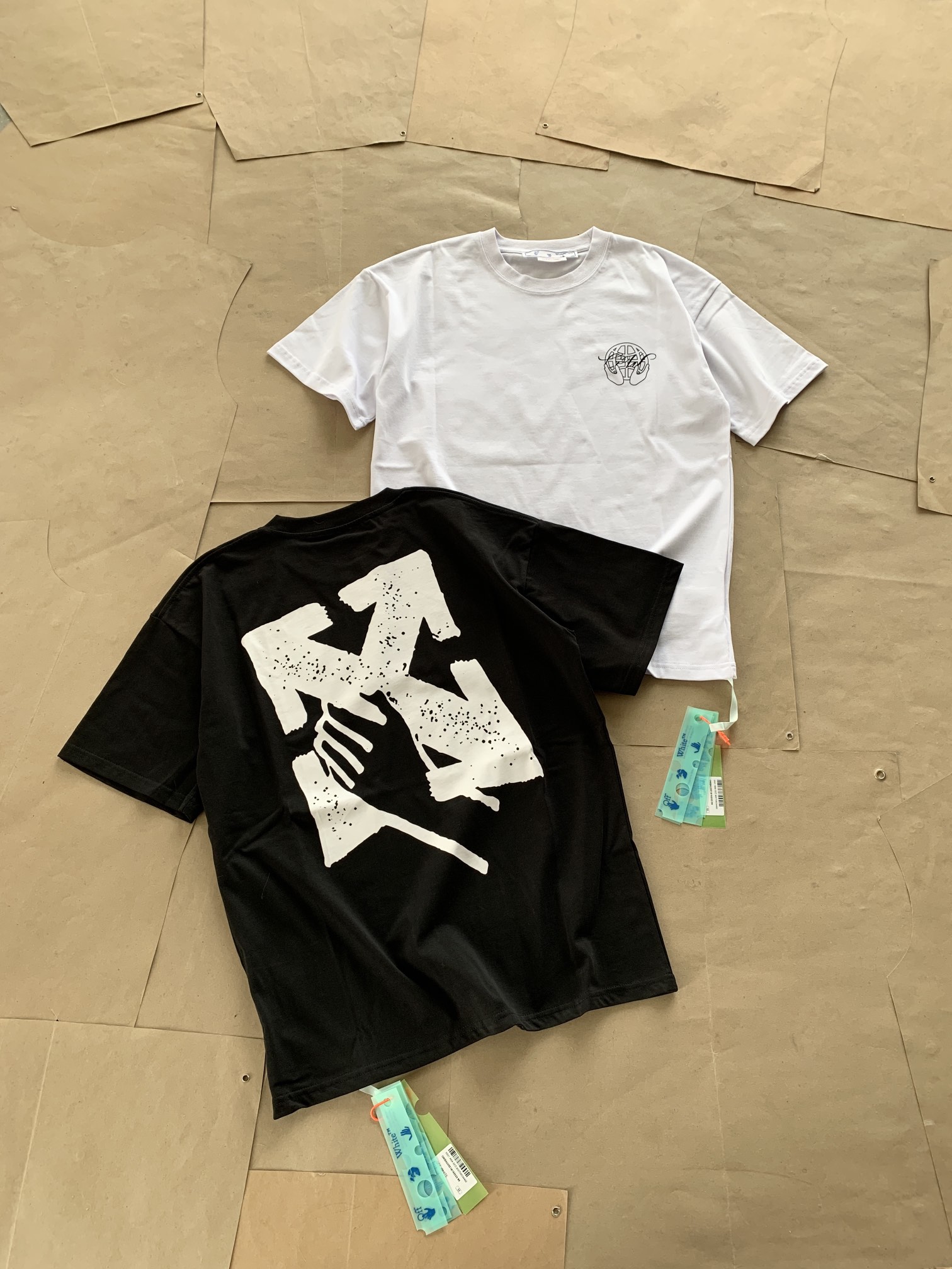 170 高版本OFF-WHITE 23ss手掌箭头logo短袖T恤