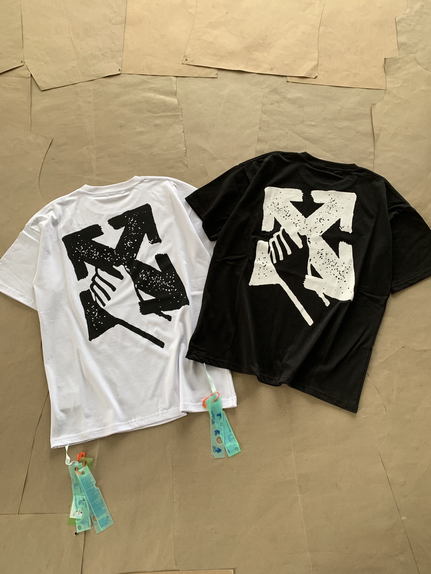 170 高版本OFF-WHITE 23ss手掌箭头logo短袖T恤