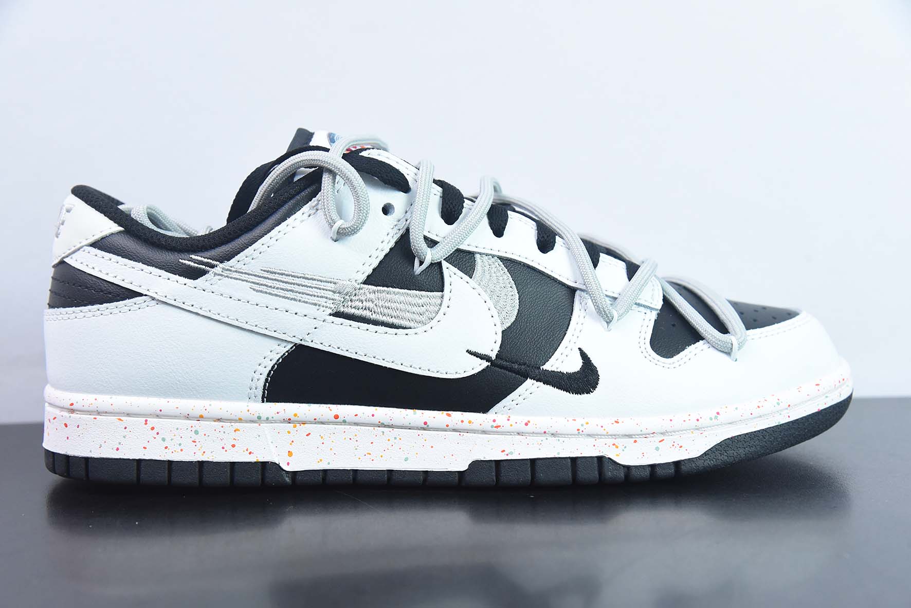 RBB41226648 CS版 NK SB Dunk Low deconstrucción vibrante tres ganchos negro blanco gris número de producto: FD4623-139 ta…