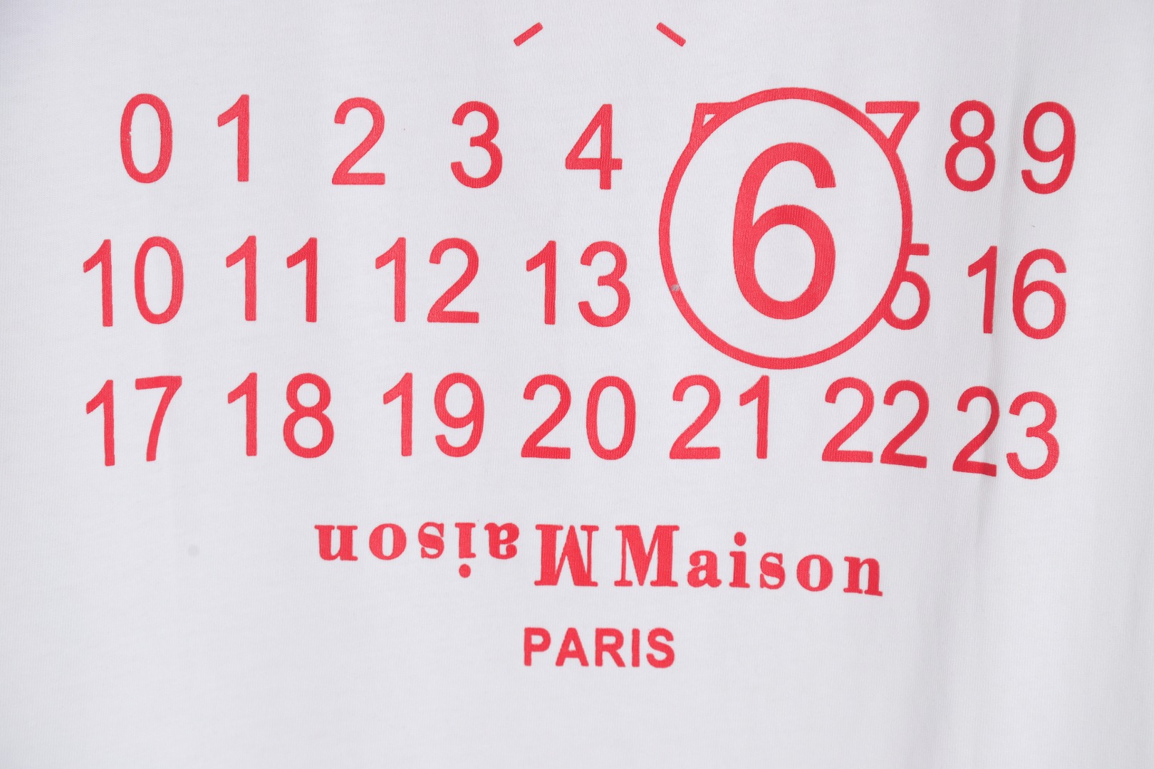 150 MAISON MARGIELA 马吉拉 日历印花背心