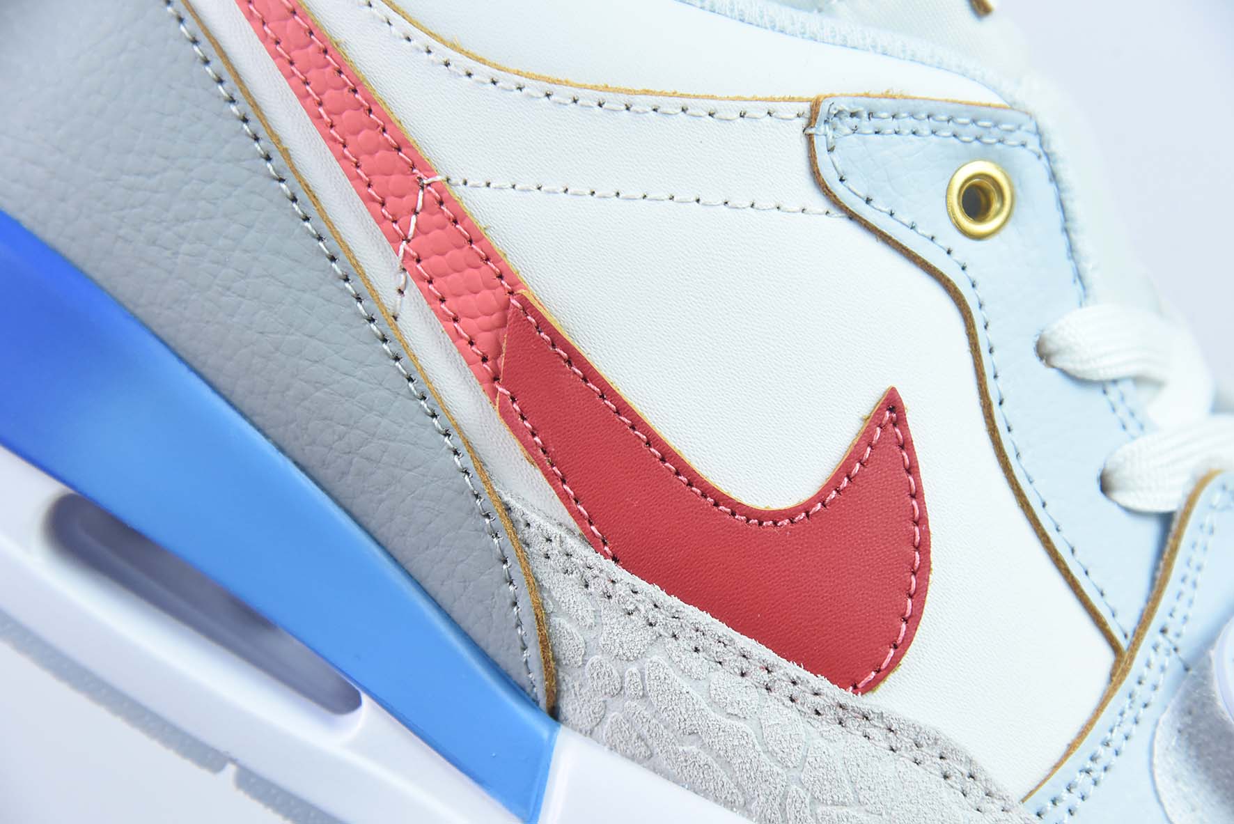 NK Air Jordan Legacy 312 Low 乔丹最强三合一混合版本 AJ312白蓝红 货号:FN8902-161