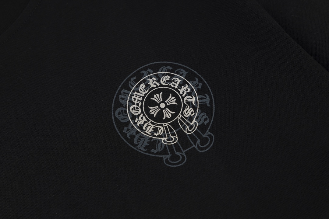 180 高版本Chrome Hearts 克罗心重影硅胶印花短袖