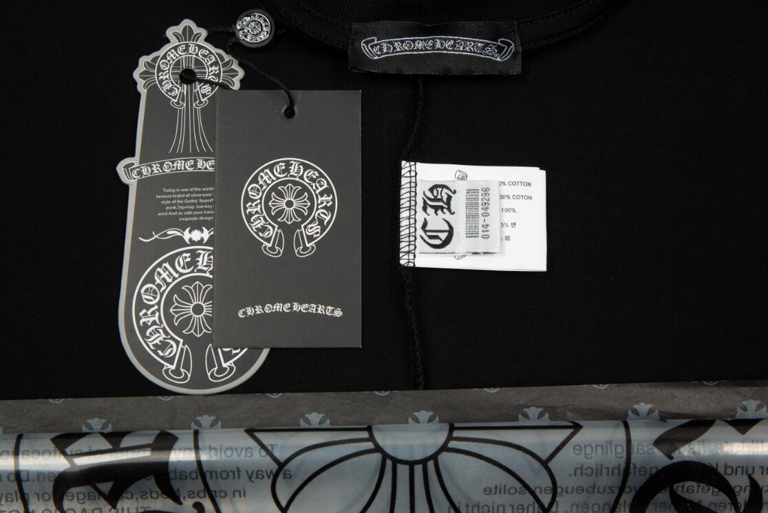 180 高版本Chrome Hearts 克罗心重影硅胶印花短袖