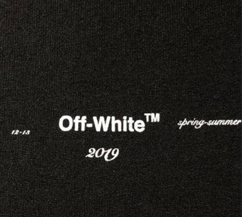 170 高版本OFF-WHITE C/O VIRGIL ABLOH 19ss水彩莫奈油画箭头短袖T恤